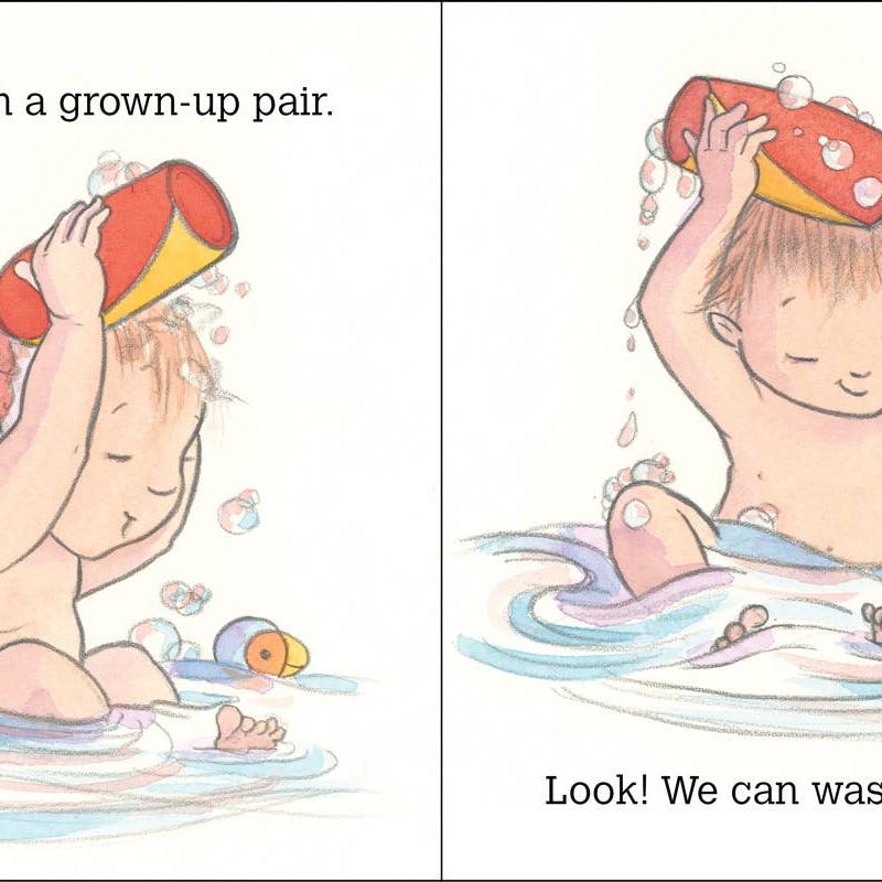 Bathtime for Twins Board Book