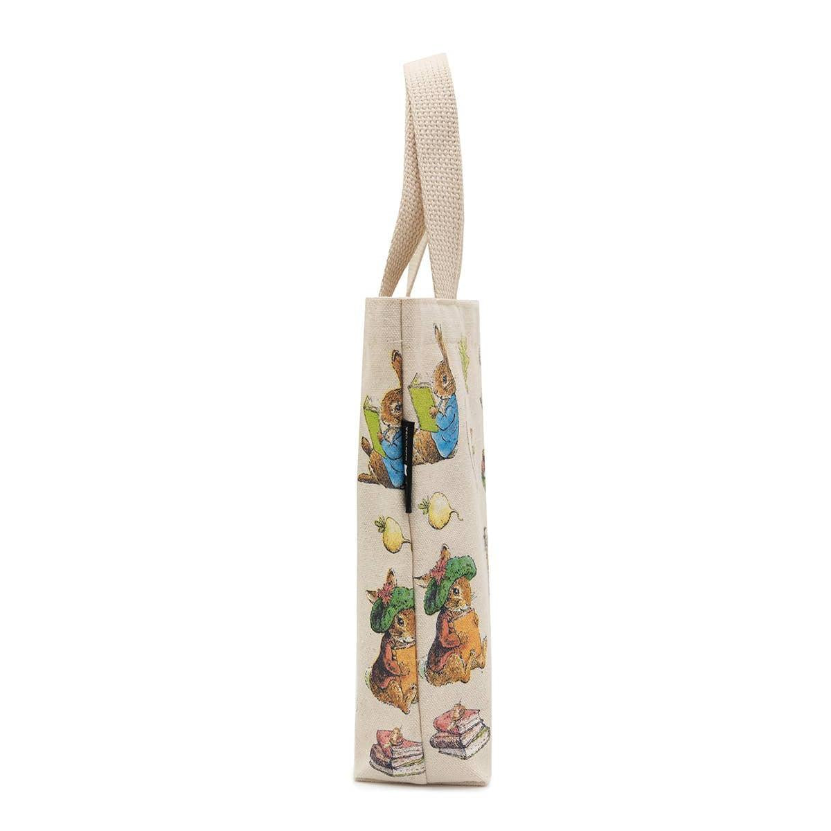 Peter Rabbit Pattern Mini Tote - Baby Dill