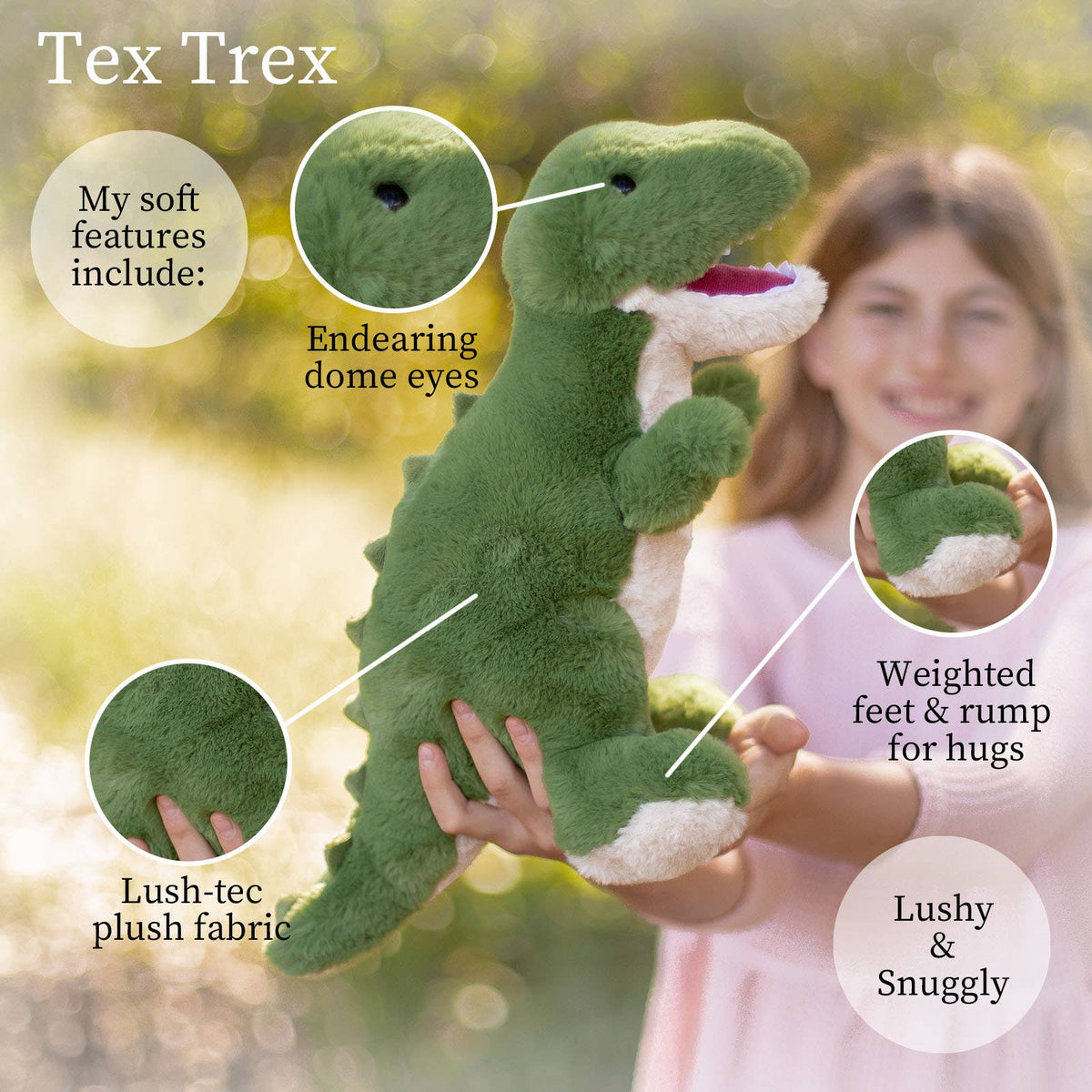 Lushee Tex T-rex Plushie