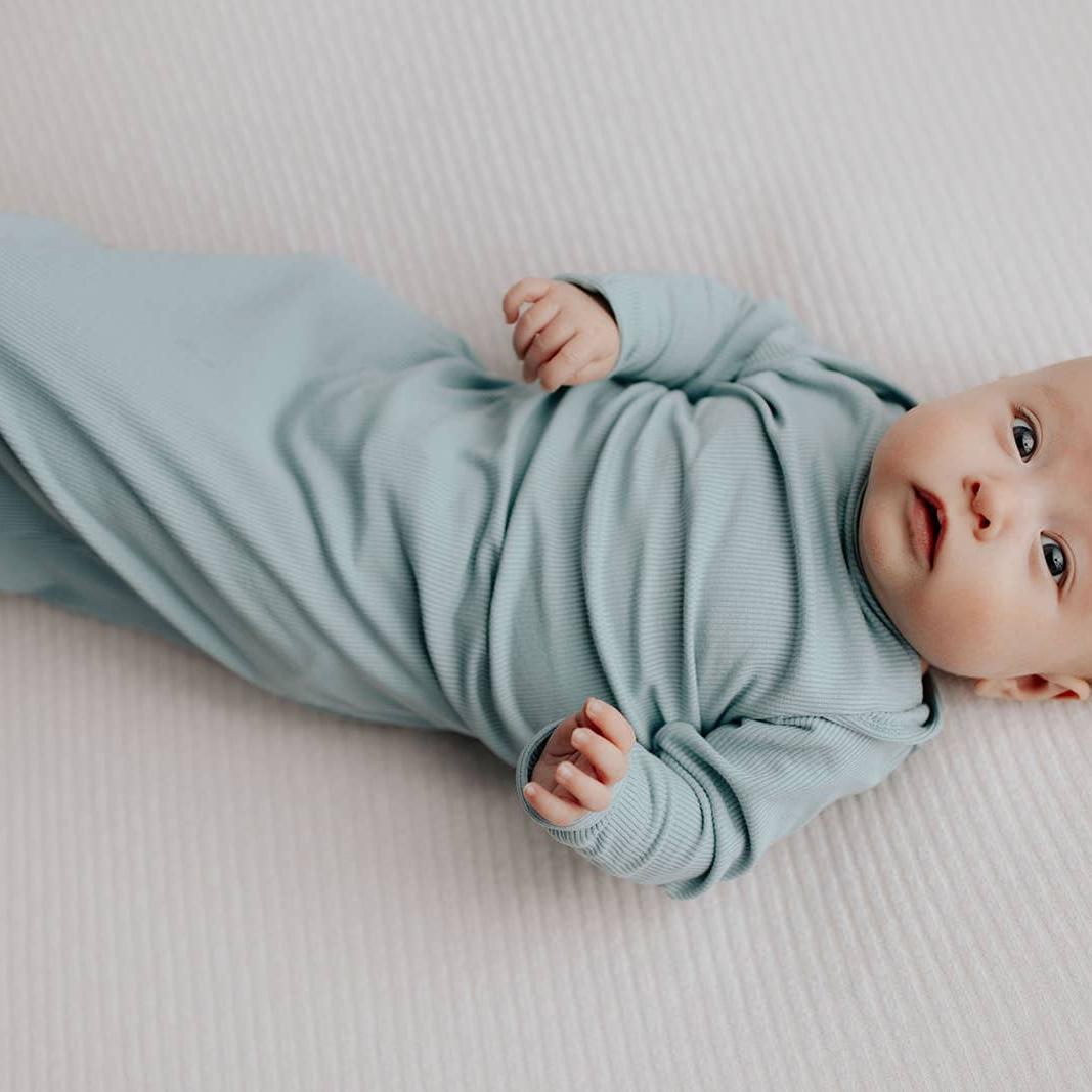 Blue Bird Knotted Gown