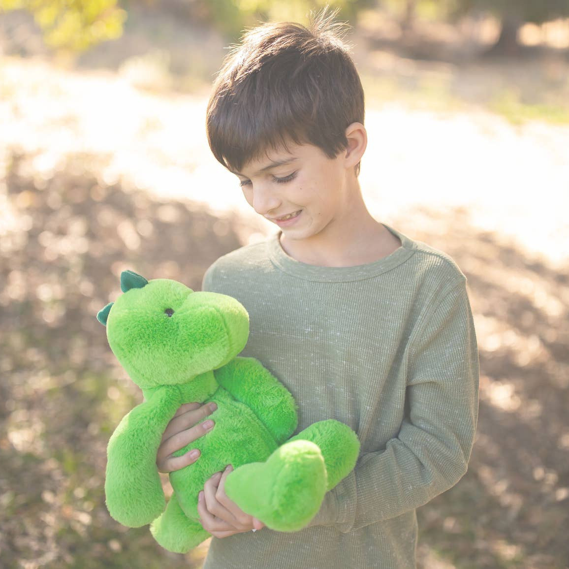 Green Dino Plushie - Baby Dill