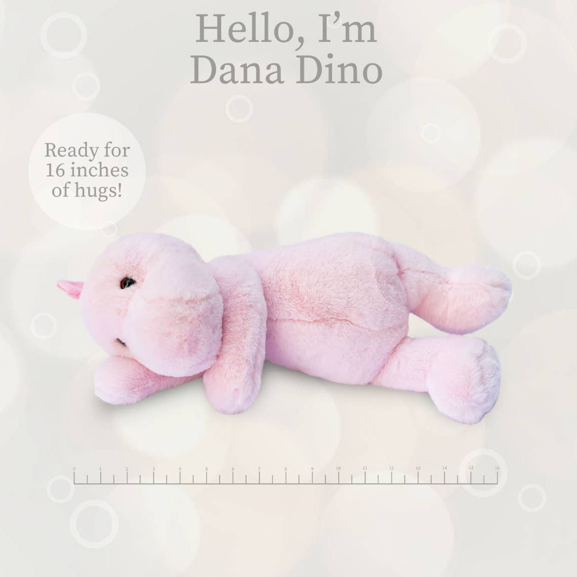 Pink Dino Plushie - Baby Dill