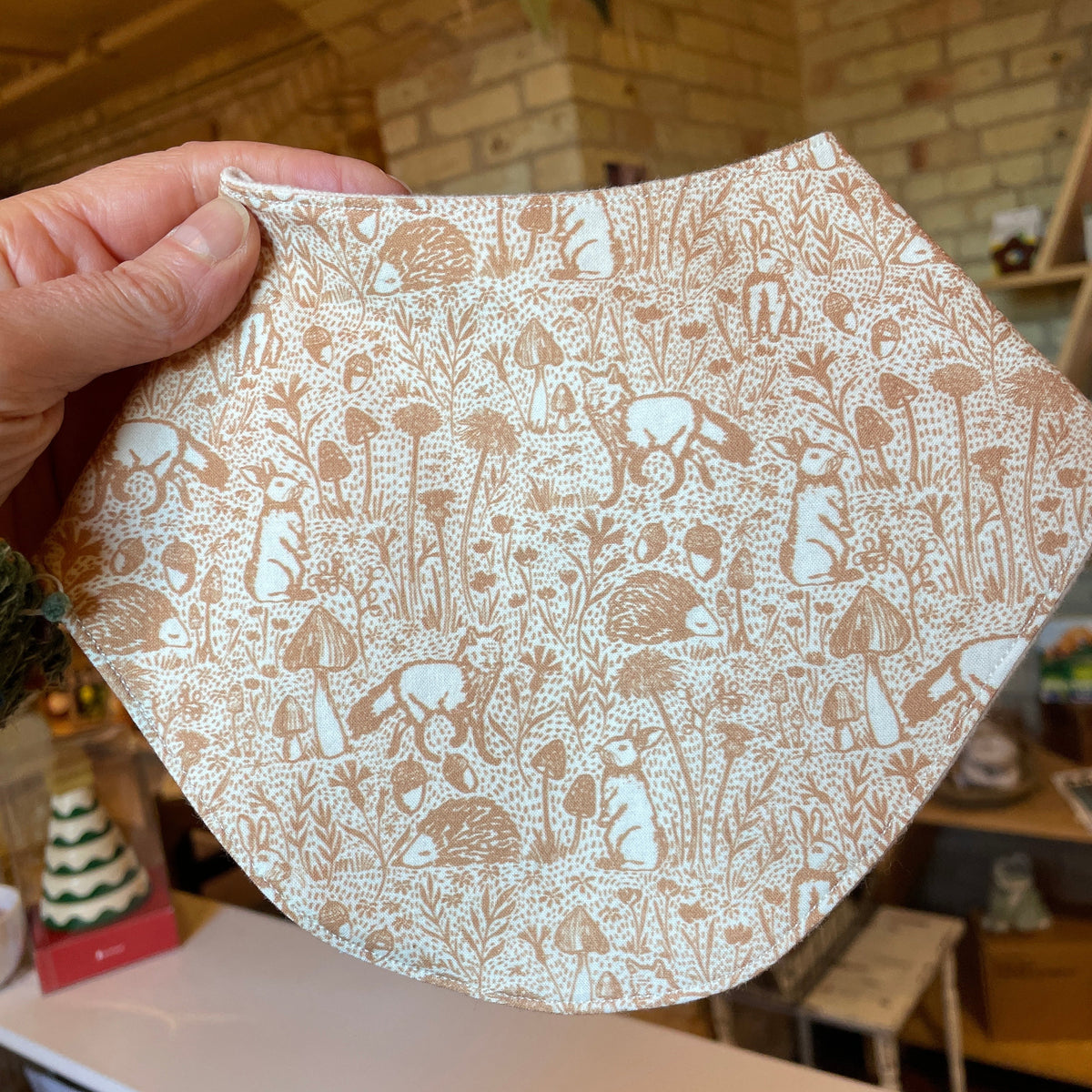 Organic Cotton Bandana Bib - Baby Dill