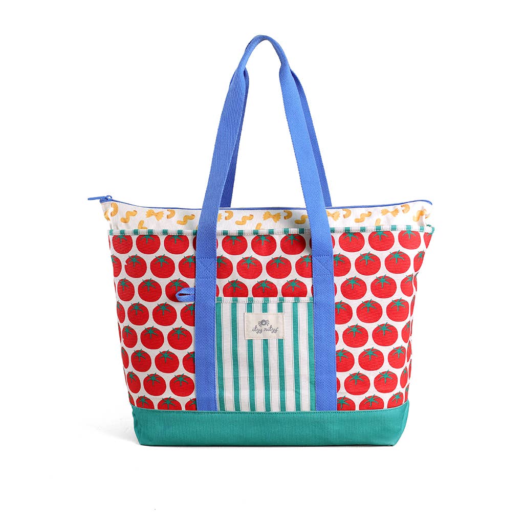 Itzy Ritzy - Itzy Explorer™ Canvas Tote Bag - Baby Dill