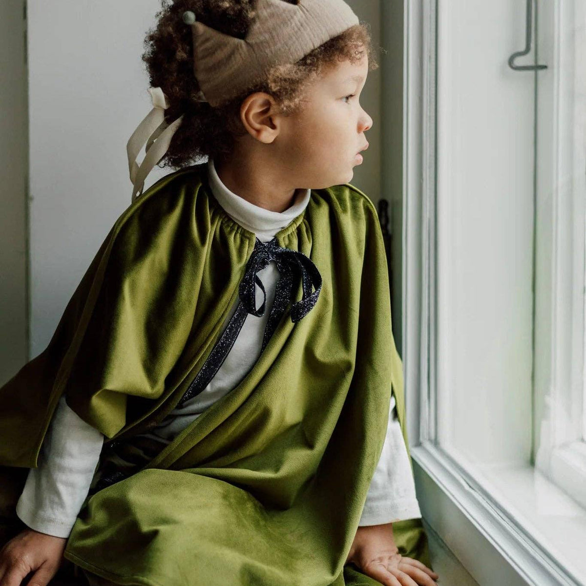 Child Birthday Crown -Taupe