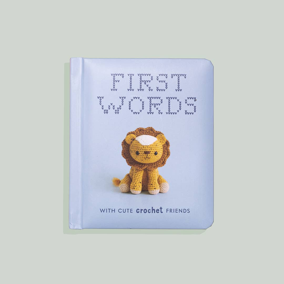First Words with Cute Crochet Friends (Baby Board Book) - Baby Dill