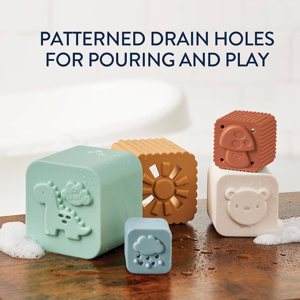 Itzy Ritzy - Itzy Sprinkle™ - Bath Nesting Cups - Baby Dill