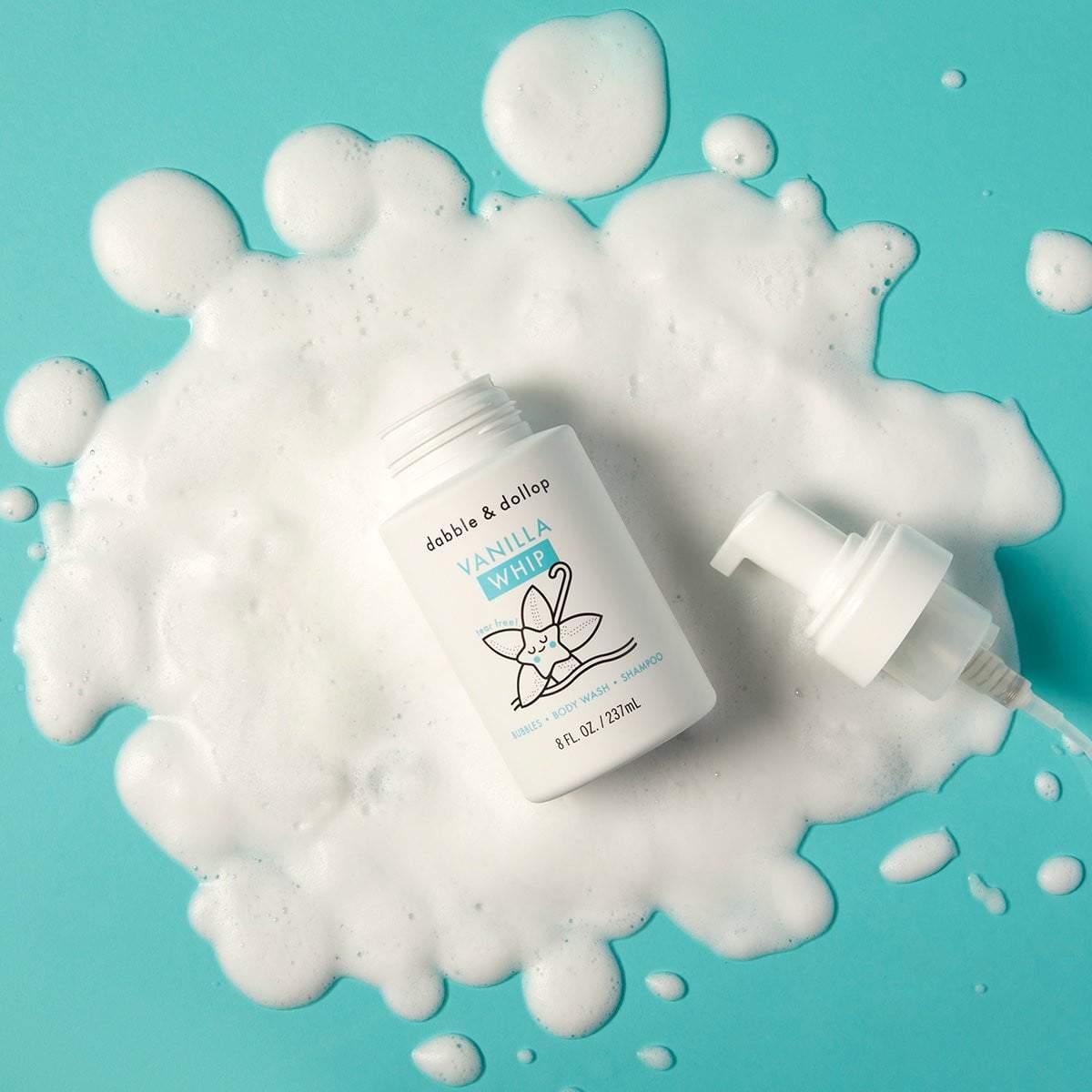 All-Natural Vanilla Foaming Shampoo &amp; Body Whip