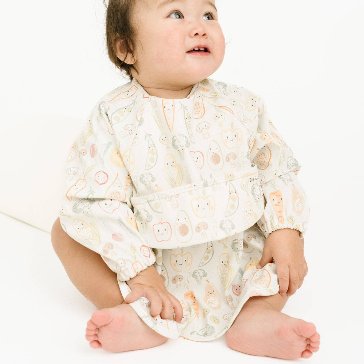 Little One Shop - Veggie Friends Bib - Baby Dill