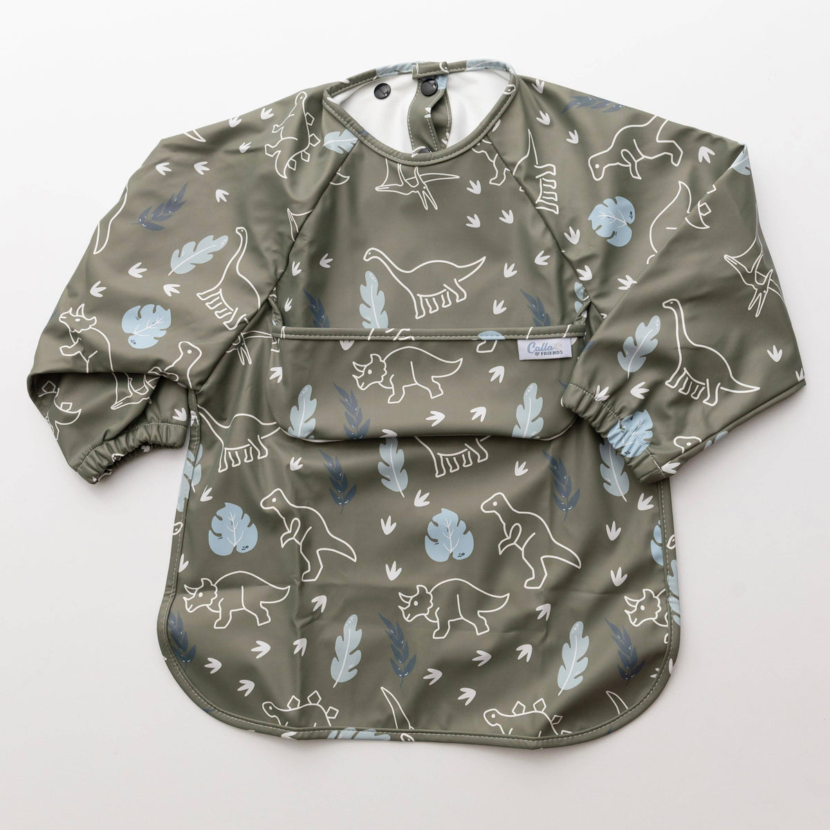 Long Sleeve Bib - Dinos