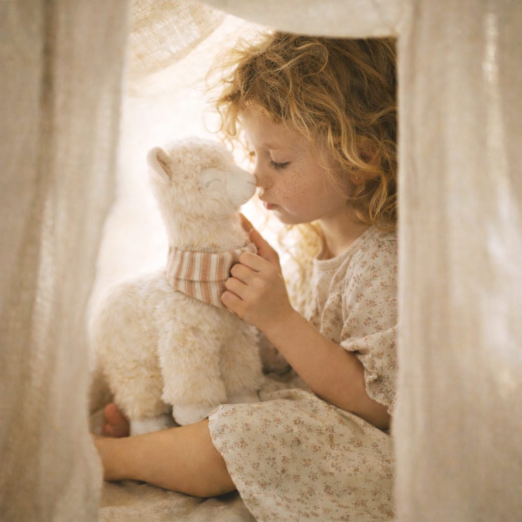 Little Lamb Kind - ALFIE // The alpaca plush baby toy // NEW - Baby Dill