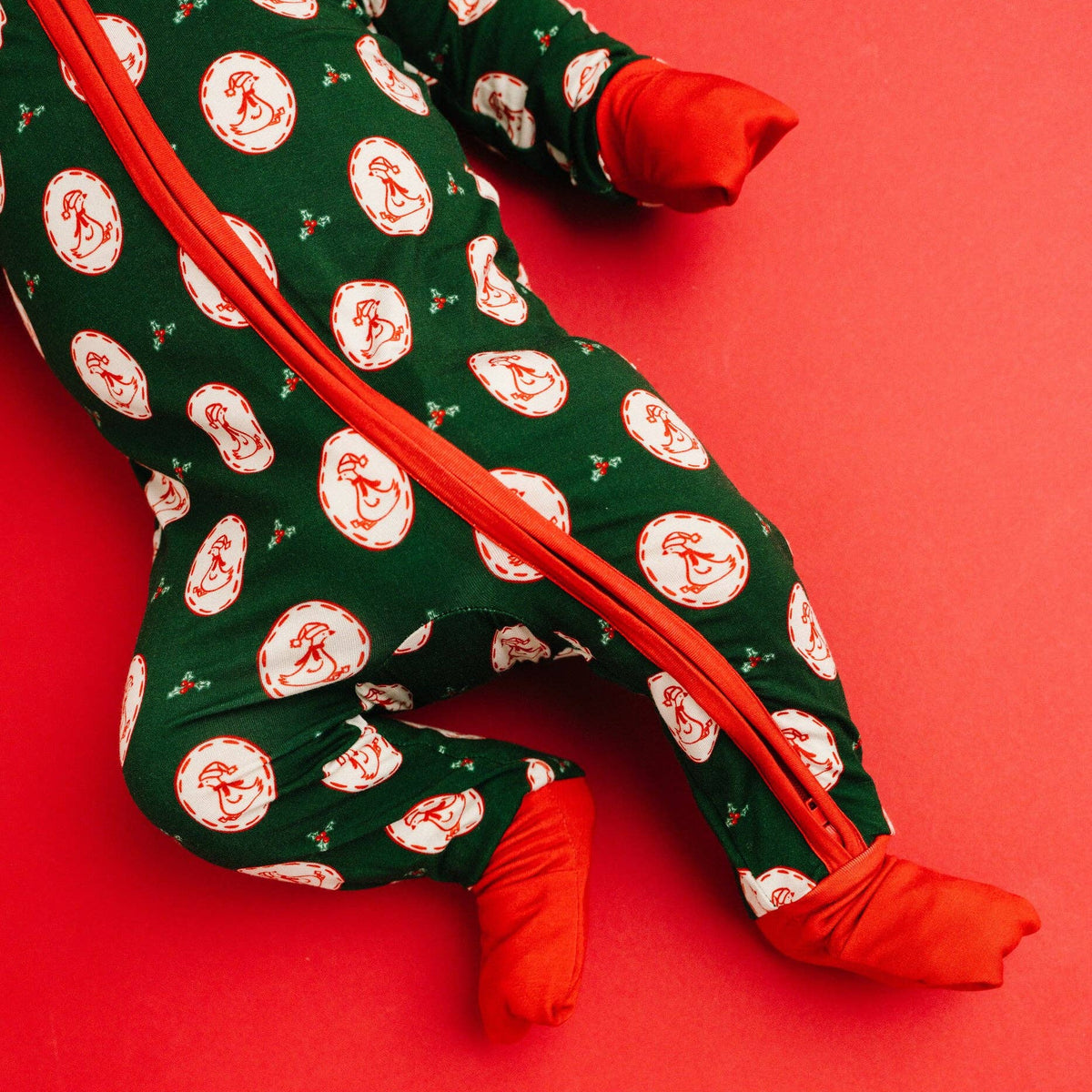 Christmas Goose Double Zip Bamboo Sleeper