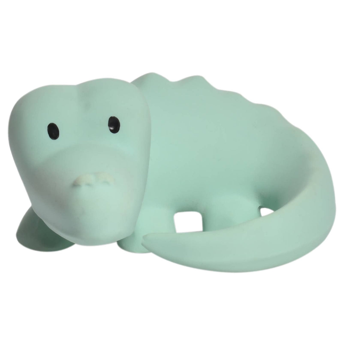 Crocodile Natural Organic Rubber Teether, Rattle &amp; Bath Toy