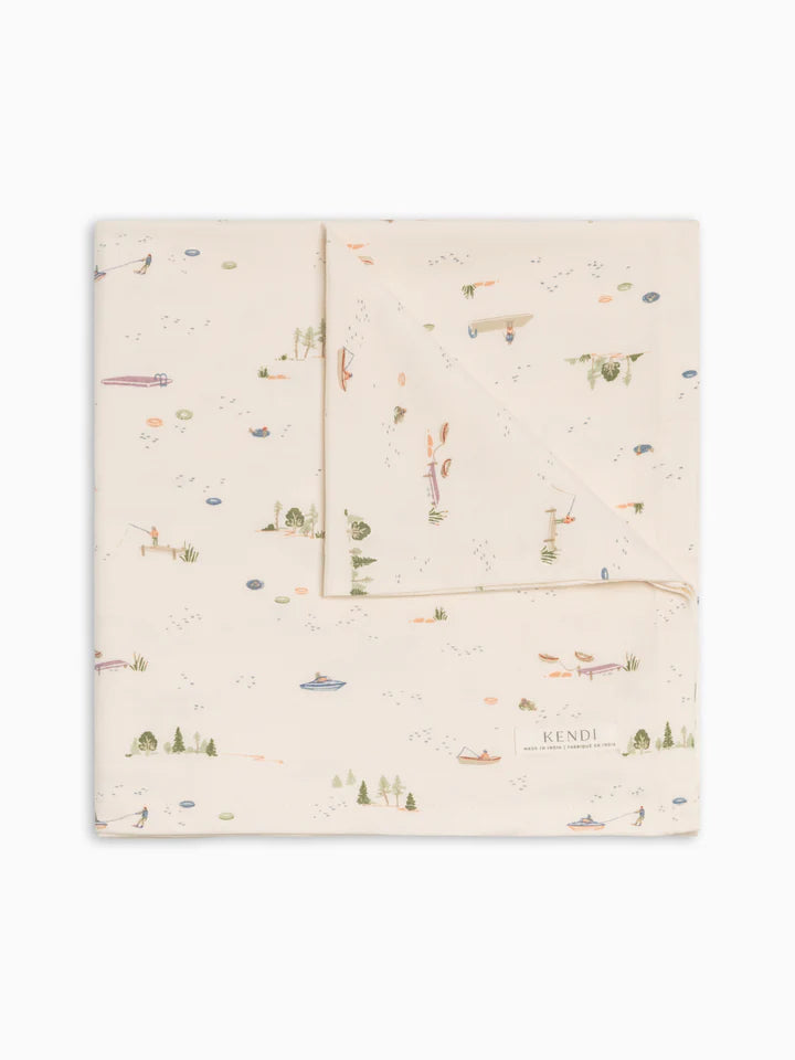 Organic Cotton Jersey Swaddle Blanket