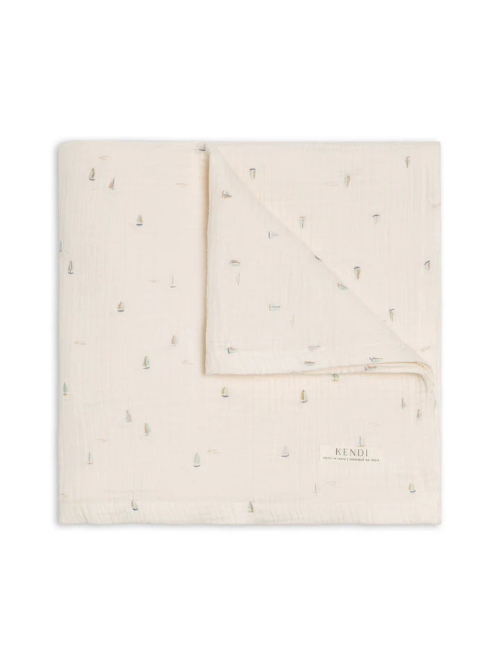Organic Cotton Muslin Swaddle Blanket