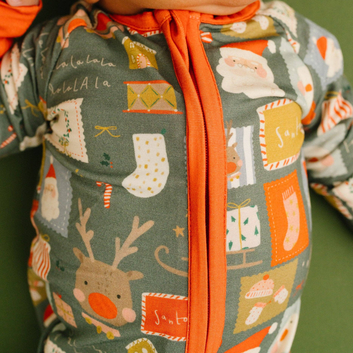 Letters To Santa Double Zip Bamboo Sleeper