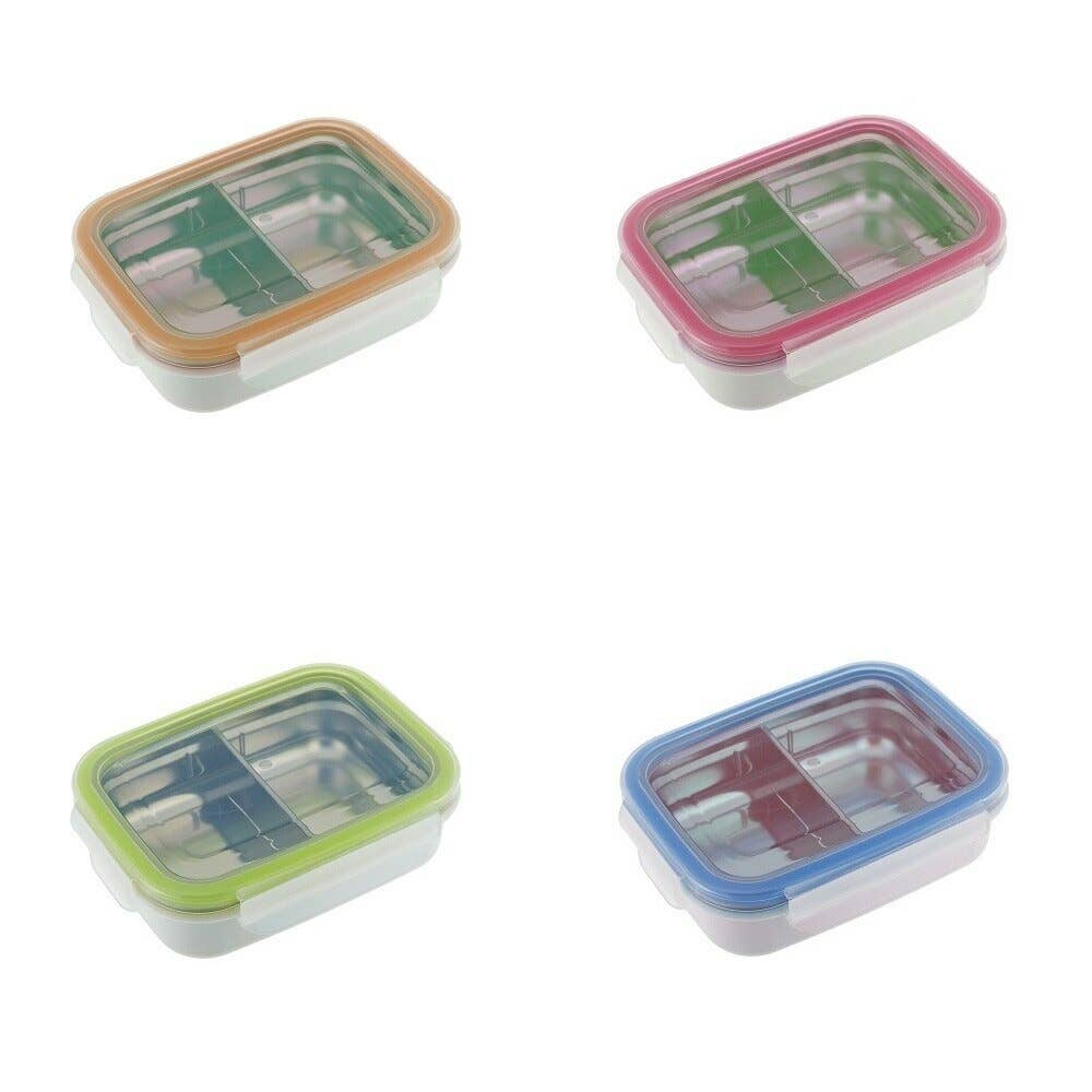 11oz Stainless Steel Divided Leakproof Snack Bento