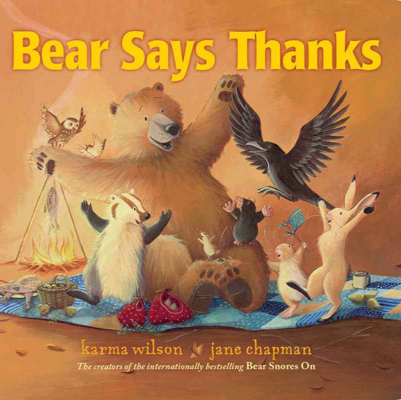 Bear Says Thanks Board Book - Baby Dill