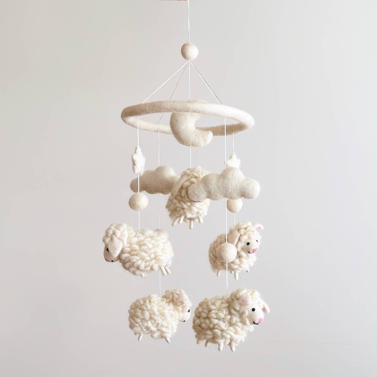 Sheep Baby Crib Mobile