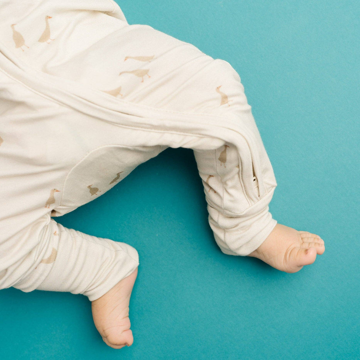 Silly Goose Bamboo Sleeper - Baby Dill