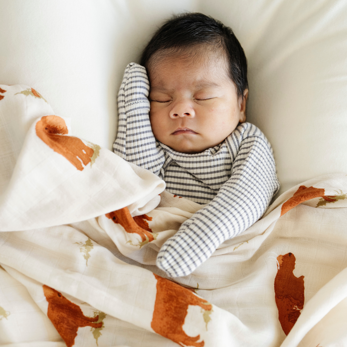 Bamboo Muslin Rayon Swaddle - Baby Dill
