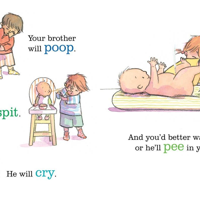 You're Getting a Baby Brother Board Book - Baby Dill