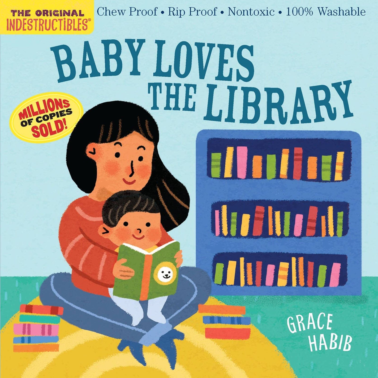Hachette Book Group - Indestructibles Baby Loves the Library - Baby Dill
