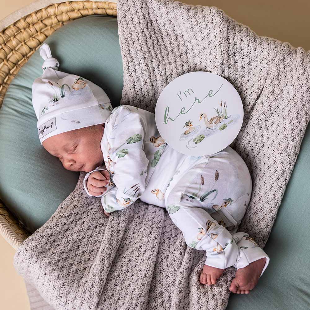 Duck Pond Organic Growsuit - Baby Dill