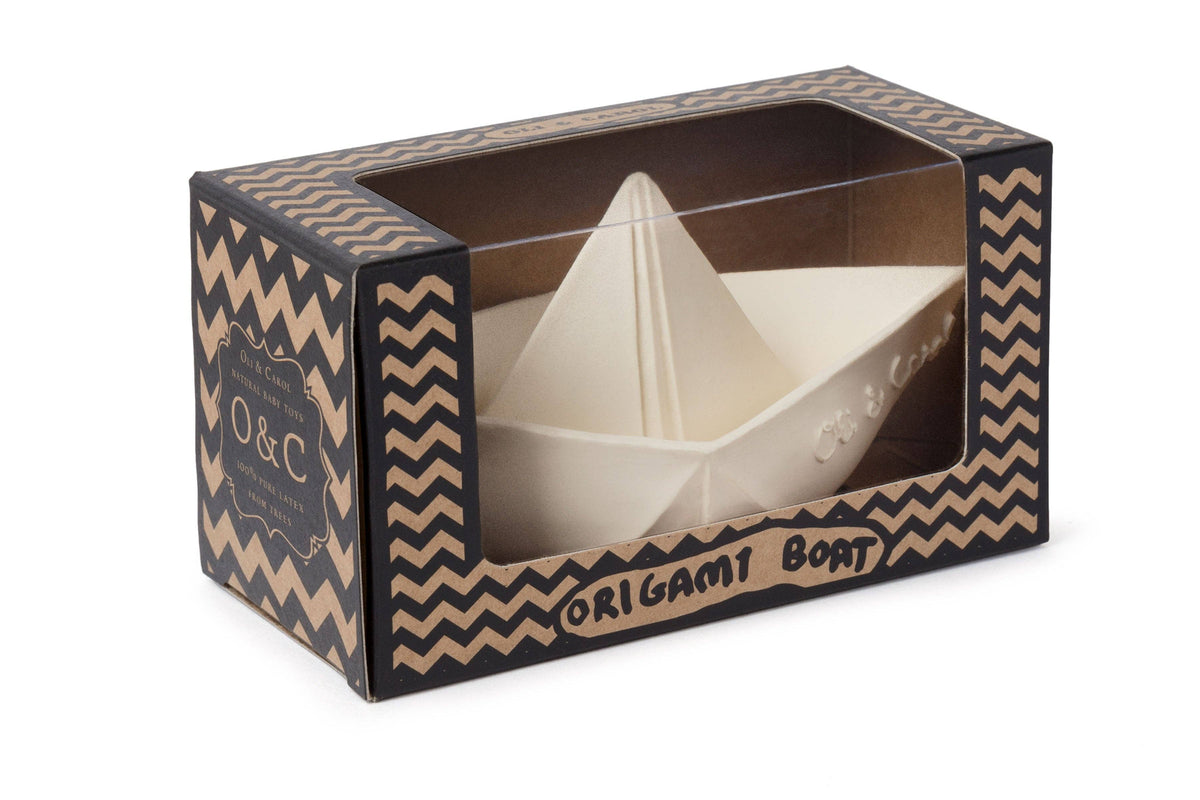 Oli & Carol - Origami Boat White - Baby Dill