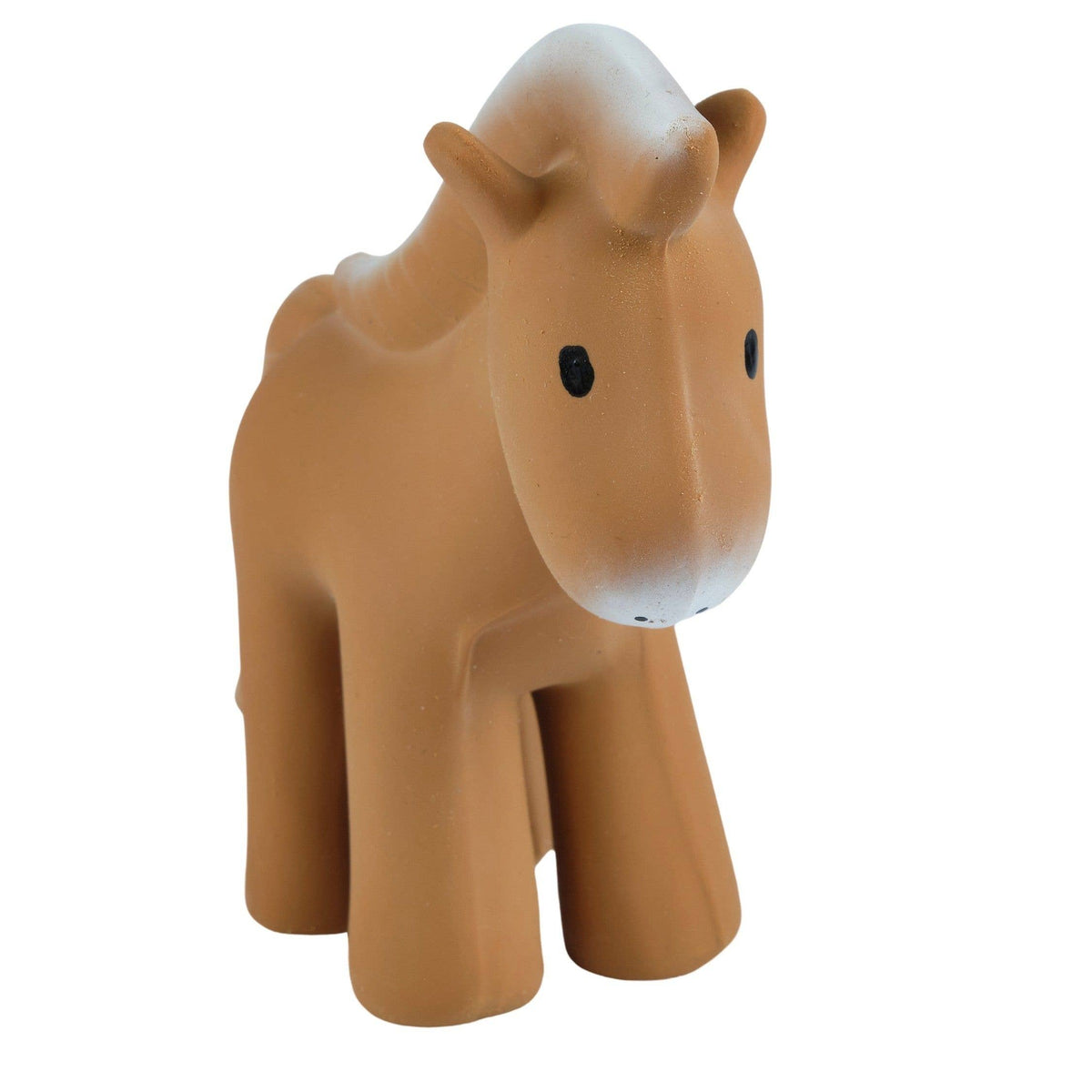Horse Natural Organic Rubber Teether, Rattle & Bath Toy - Baby Dill