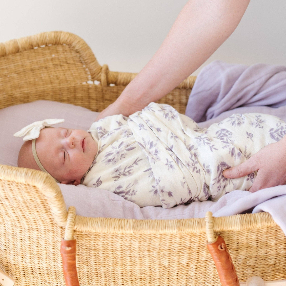 Bamboo Muslin Rayon Swaddle - Baby Dill