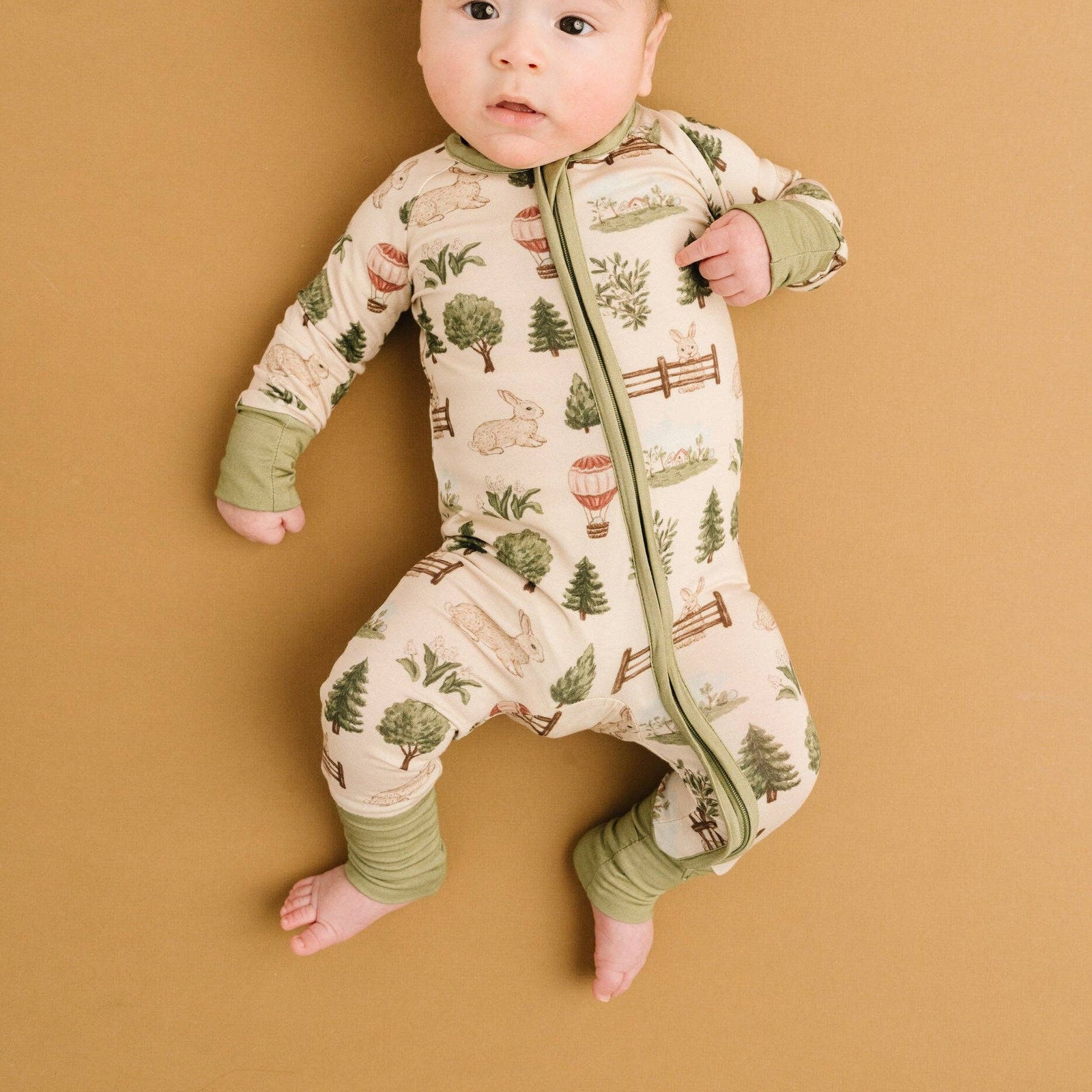 Little One Shop - Woodland Countryside Bamboo Sleeper - Baby Dill