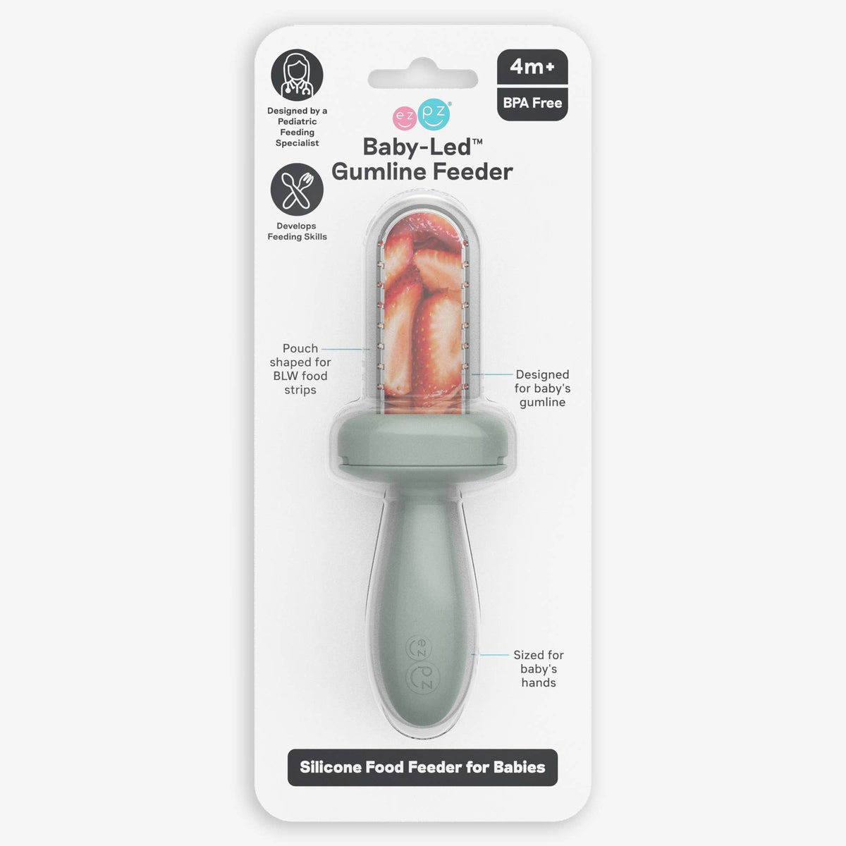 ezpz - Baby-Led Gumline Feeder - Baby Dill