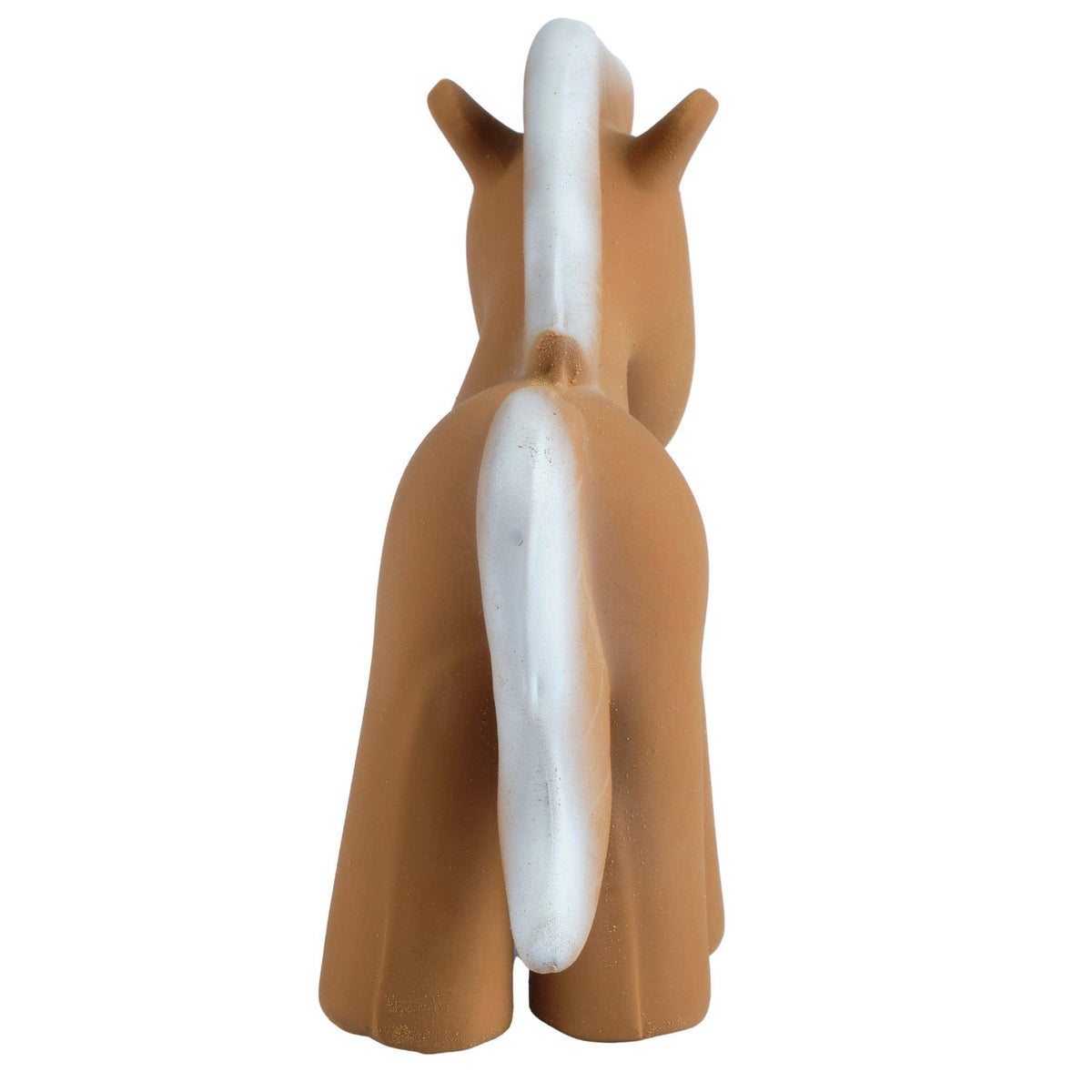 Horse Natural Organic Rubber Teether, Rattle & Bath Toy - Baby Dill