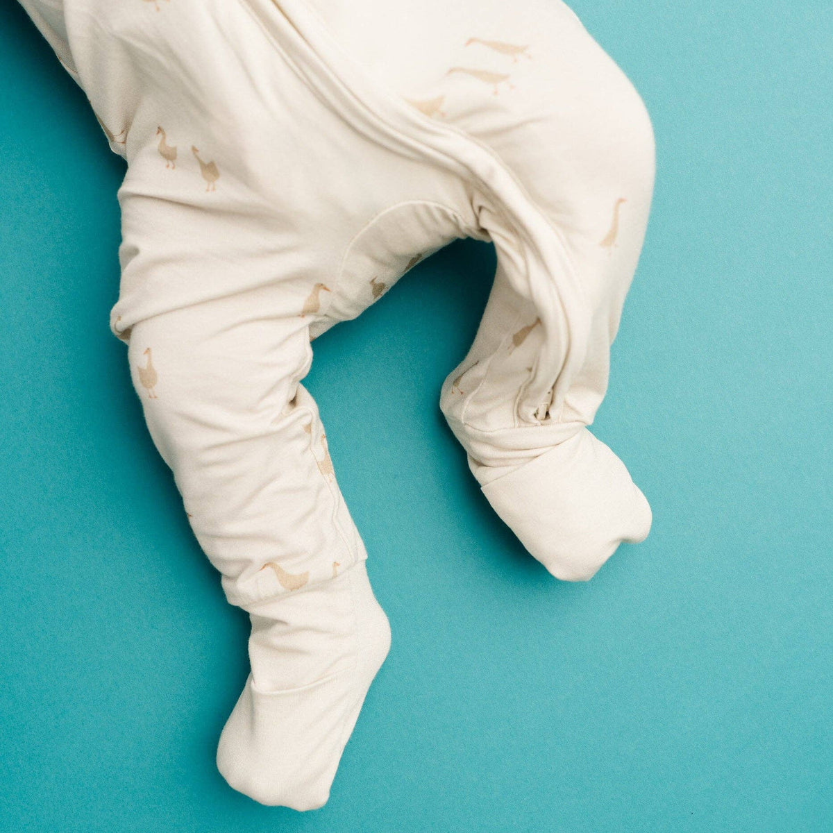 Silly Goose Bamboo Sleeper - Baby Dill