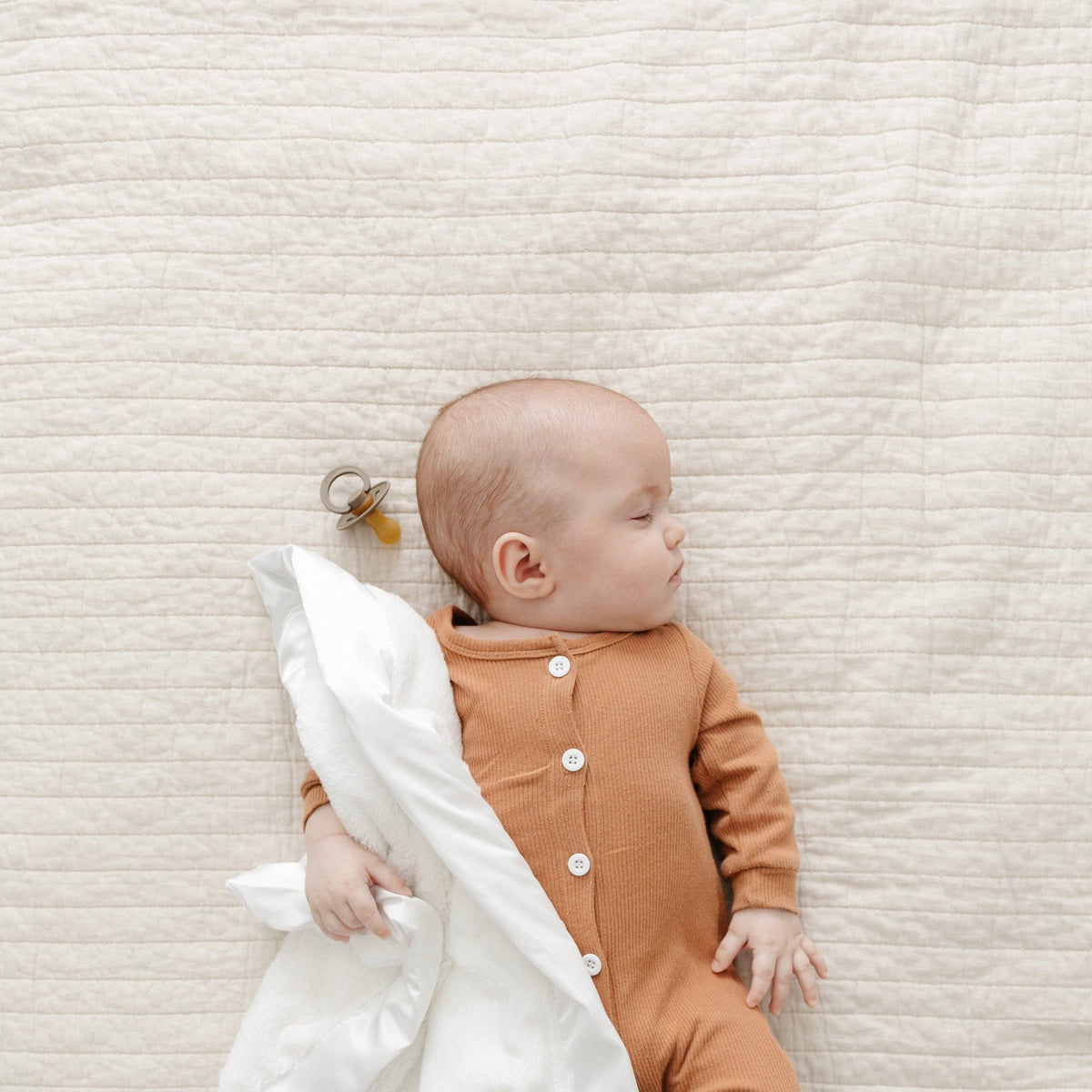 Satin Border Receiving Blanket - Baby Dill