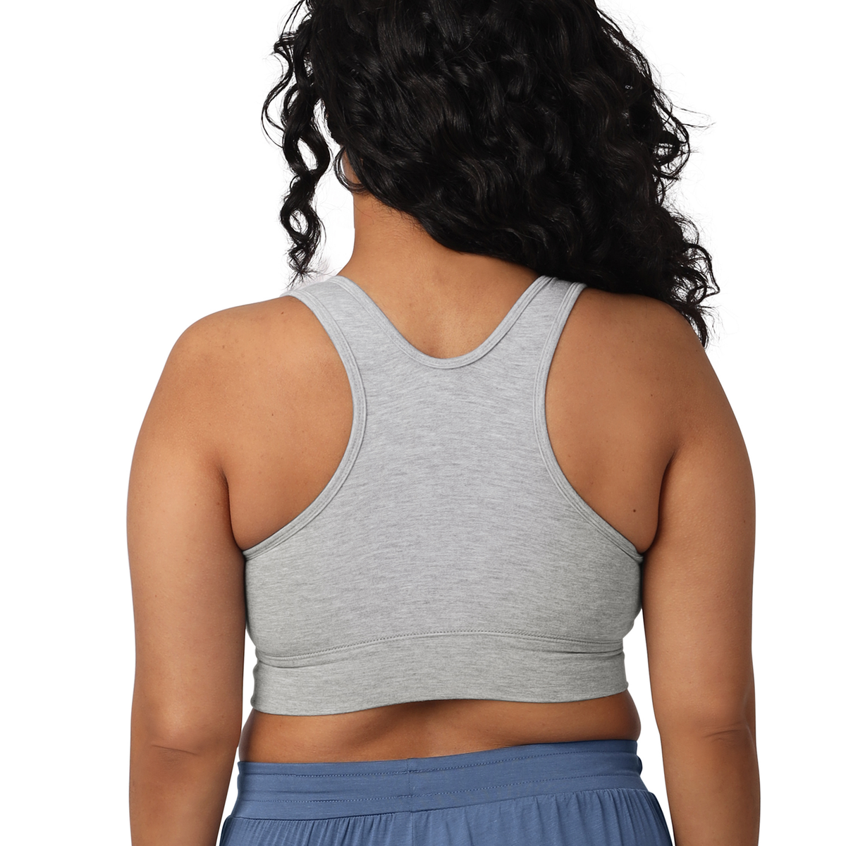 Kindred Bravely - French Terry Racerback Nursing & Maternity Sleep Bra - Baby Dill