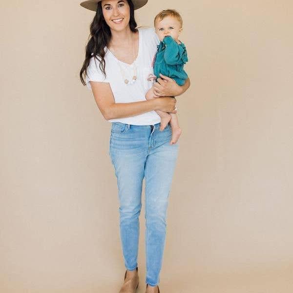 The Sienna Moonstone Teething Necklace