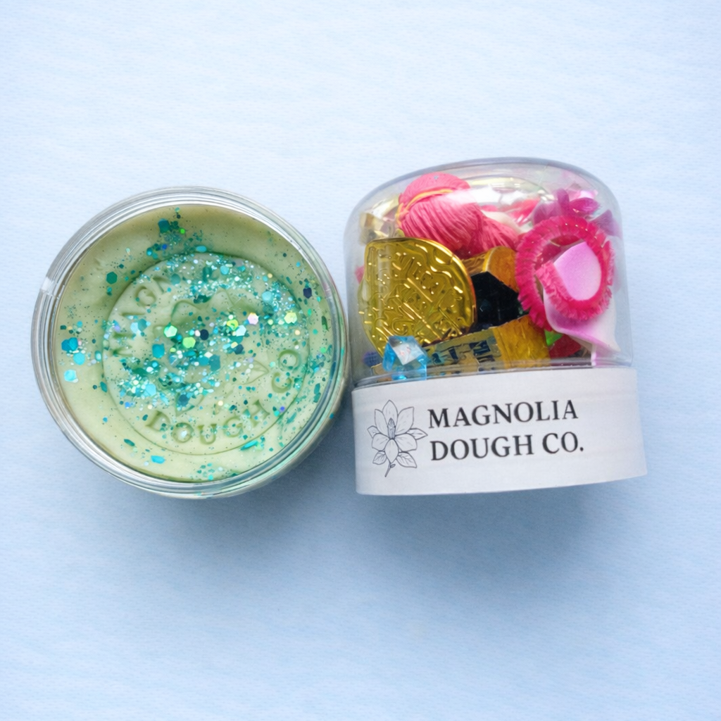 Sensory Play Dough Jar | Mess-Free Mermaid Toy 