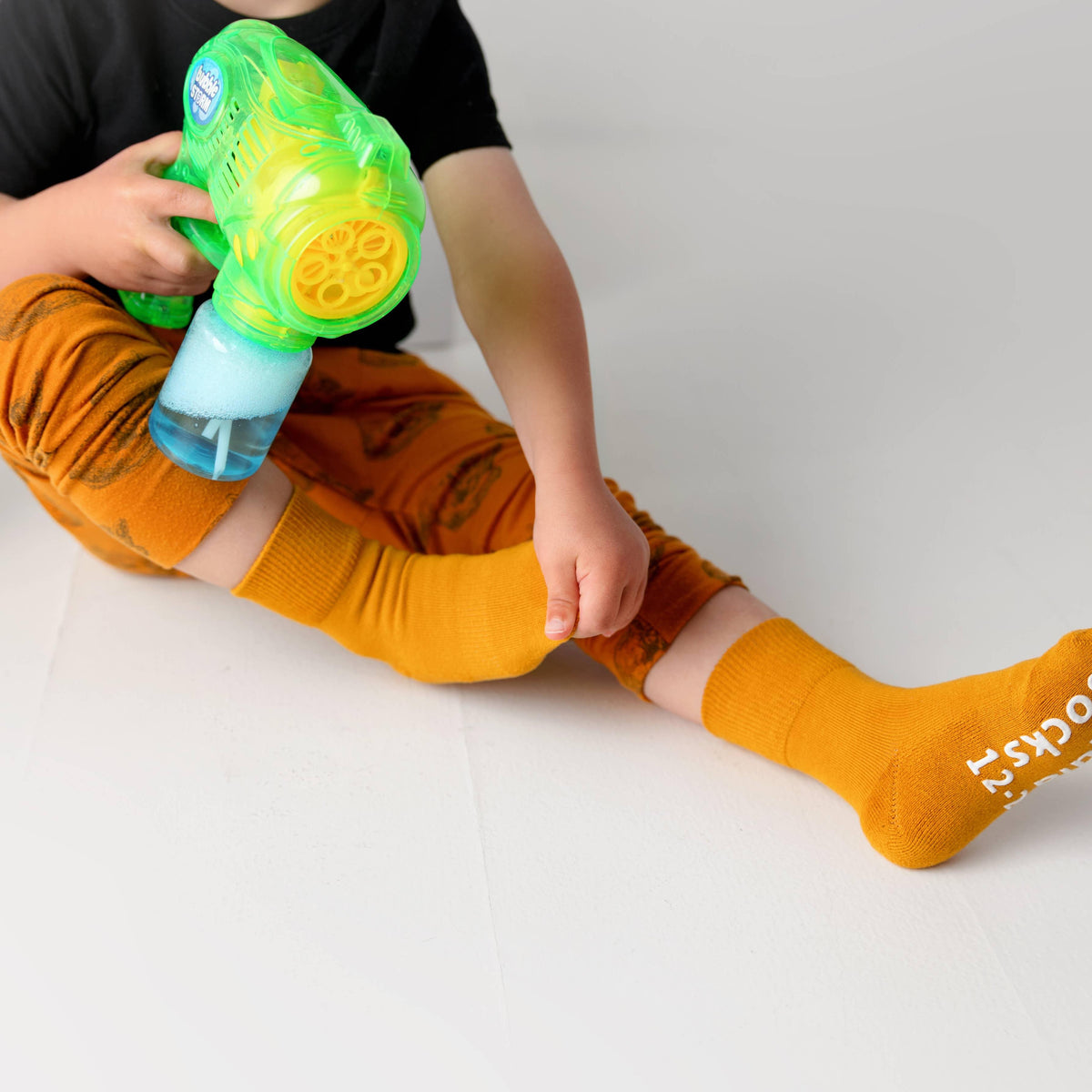 Camden - Baby Socks / Kids Socks with Non-Slip Silicone - Baby Dill