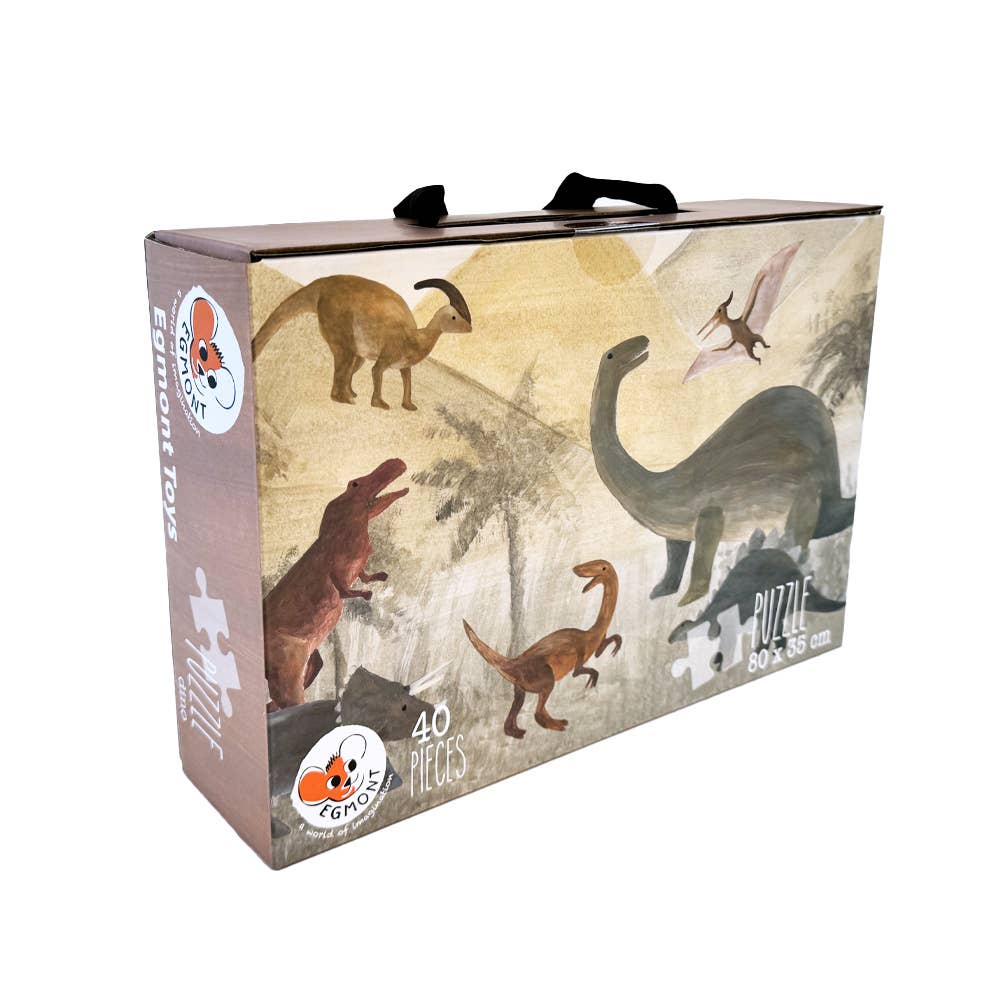 40-piece Floor Puzzle: Dinosaurs