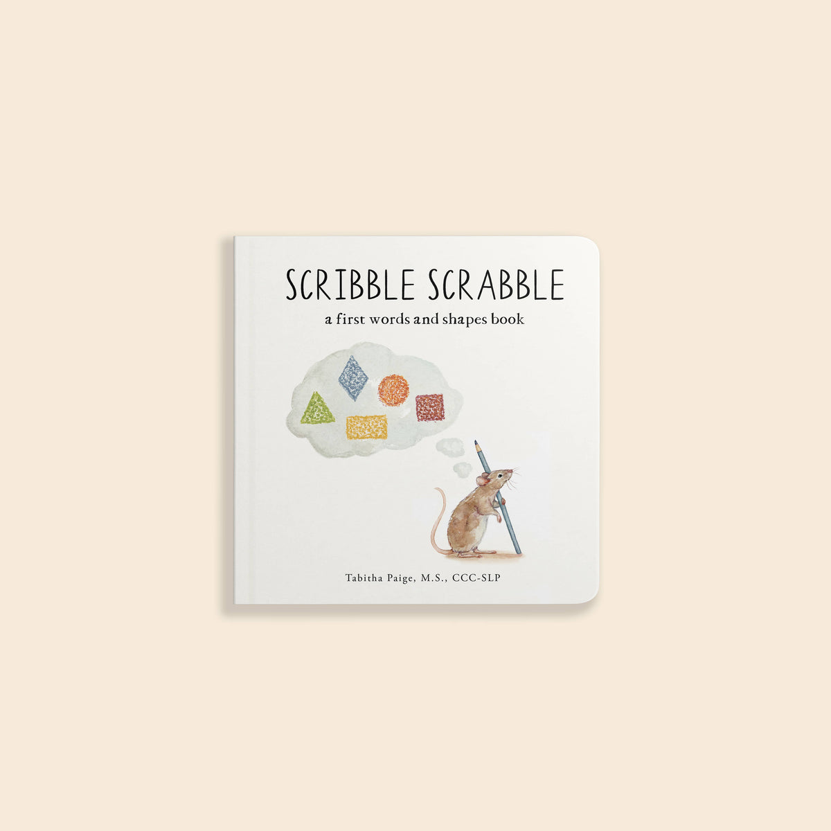 Paige Tate & Co. - Scribble Scrabble: A Board Book of First Words - Baby Dill