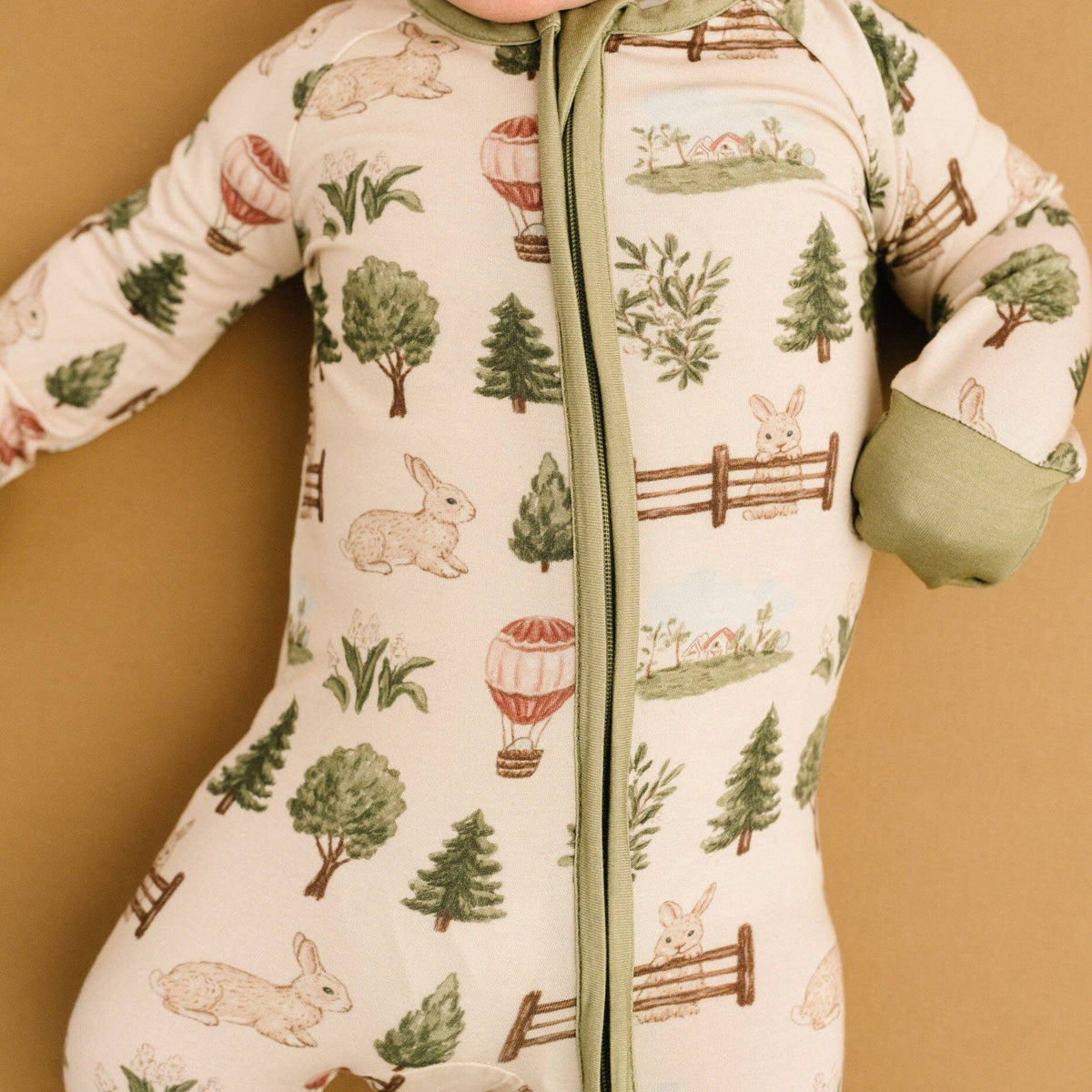 Little One Shop - Woodland Countryside Bamboo Sleeper - Baby Dill