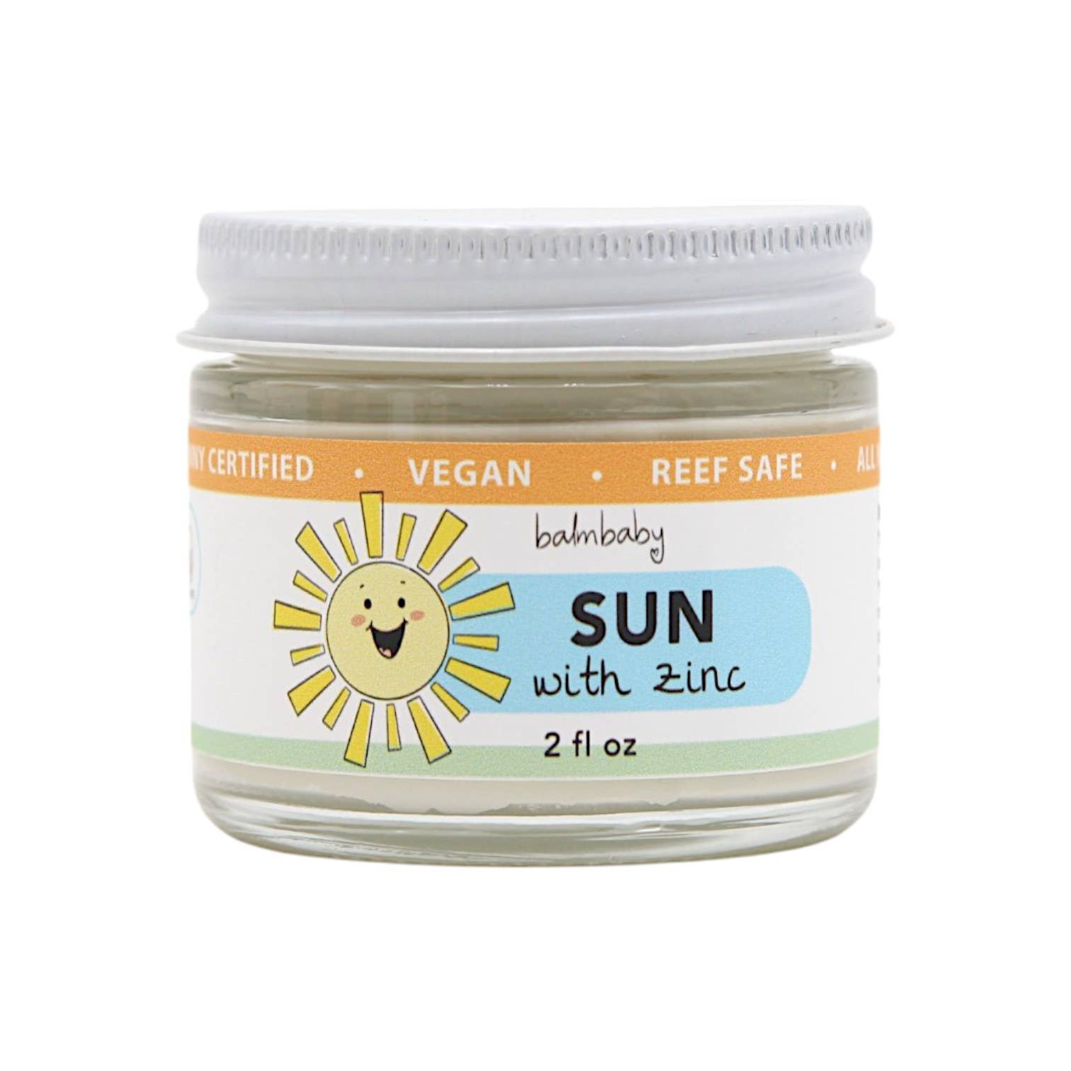 Balm Baby - SUN! Natural Mineral Sun Protection - Glass Jar - Baby Dill