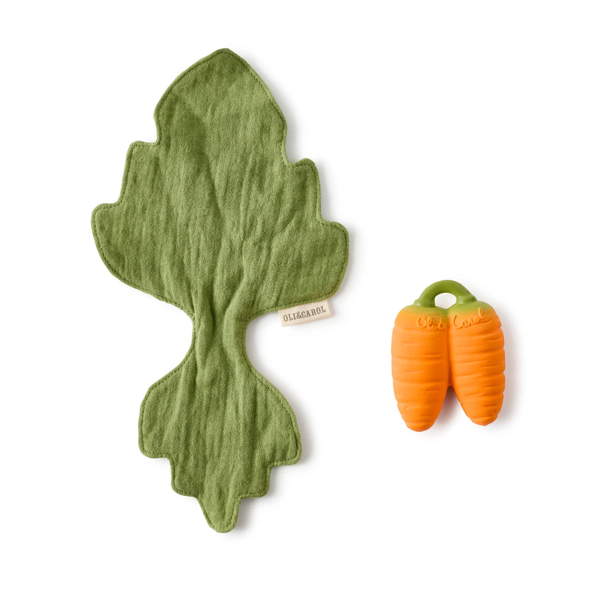 Cathy the Carrot Mini DouDou Teether - Baby Dill