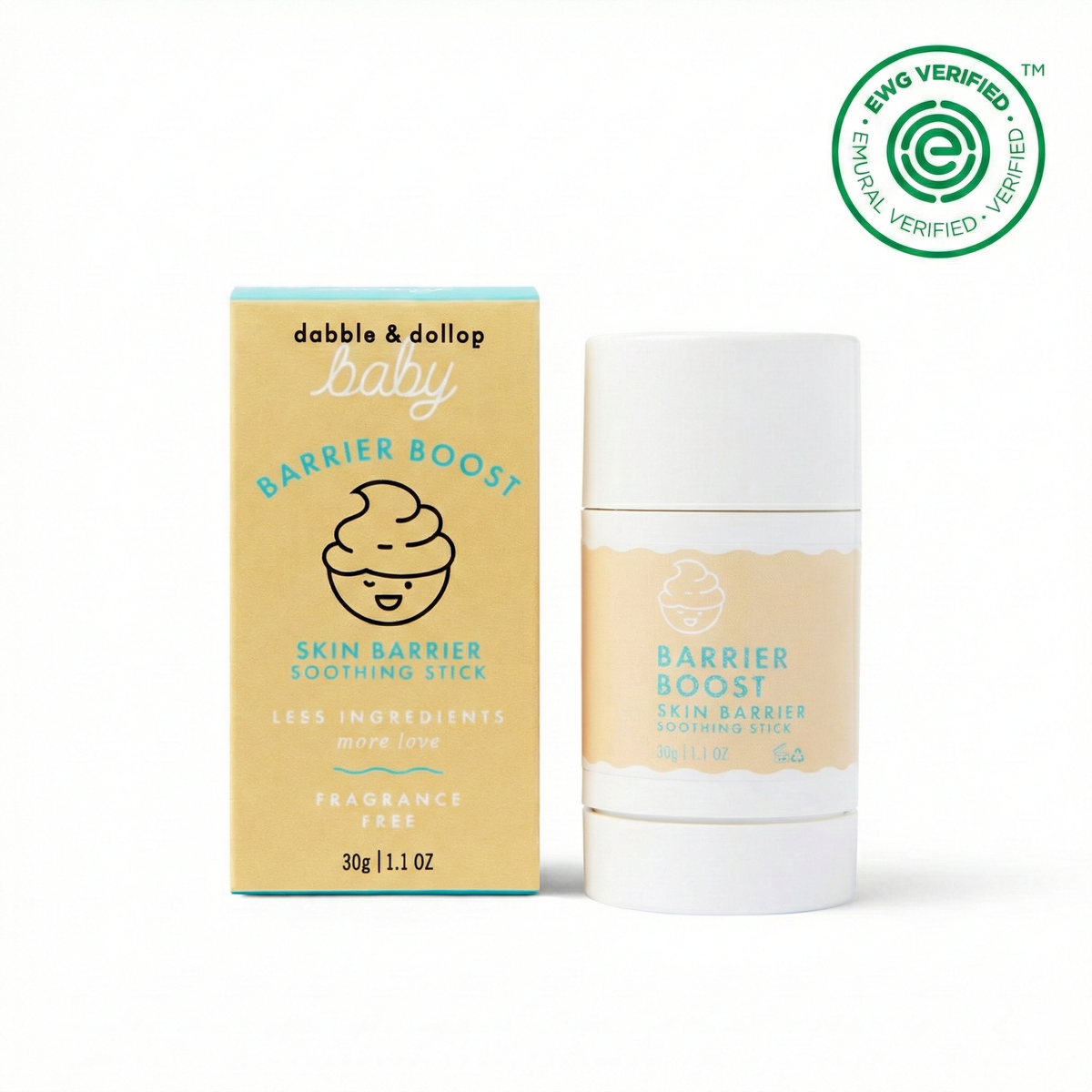 Dabble & Dollop® - Barrier Boost Skin Barrier Soothing Stick - Baby Dill
