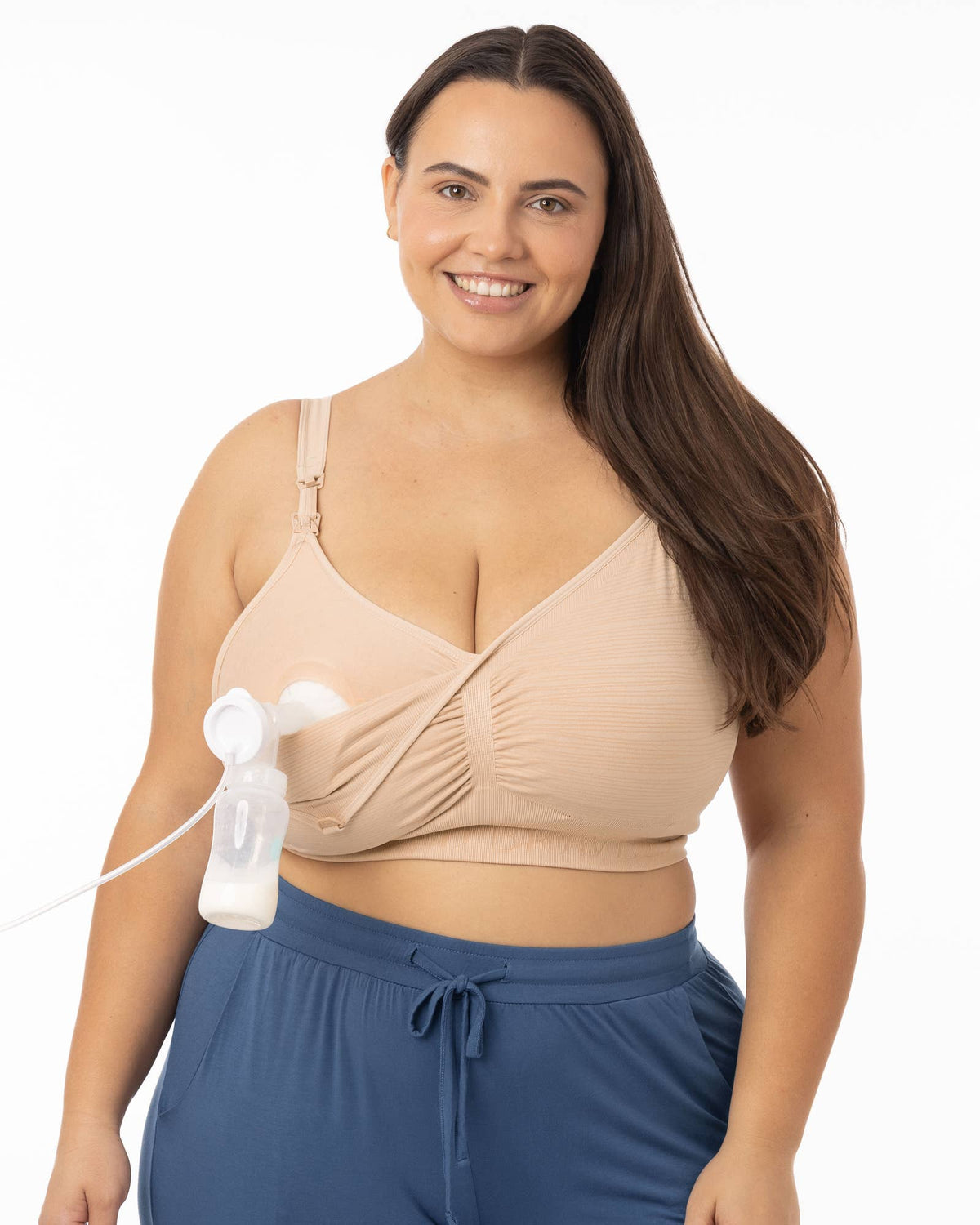 Sublime® Hands-Free Pumping & Nursing Bra - Baby Dill