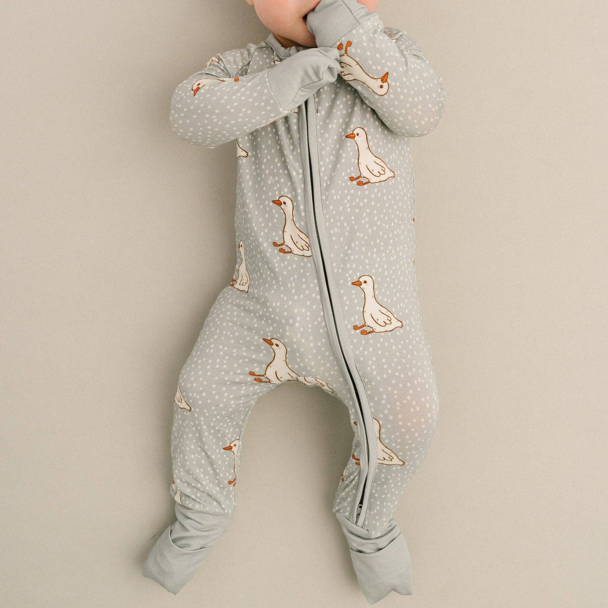 Little One Shop - Classic Goose Bamboo Sleeper - Baby Dill