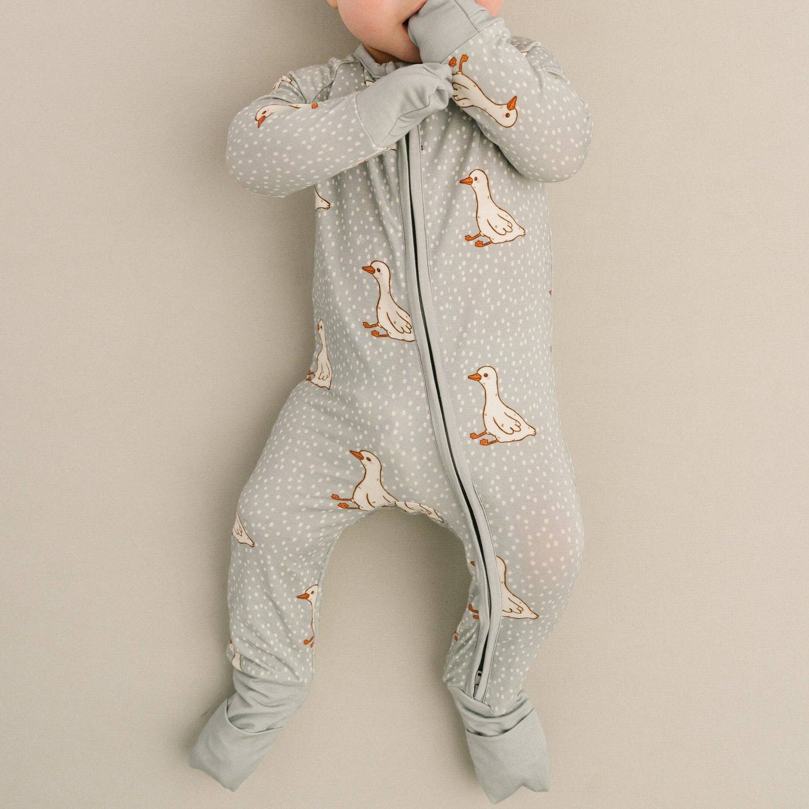 Little One Shop - Classic Goose Bamboo Sleeper - Baby Dill