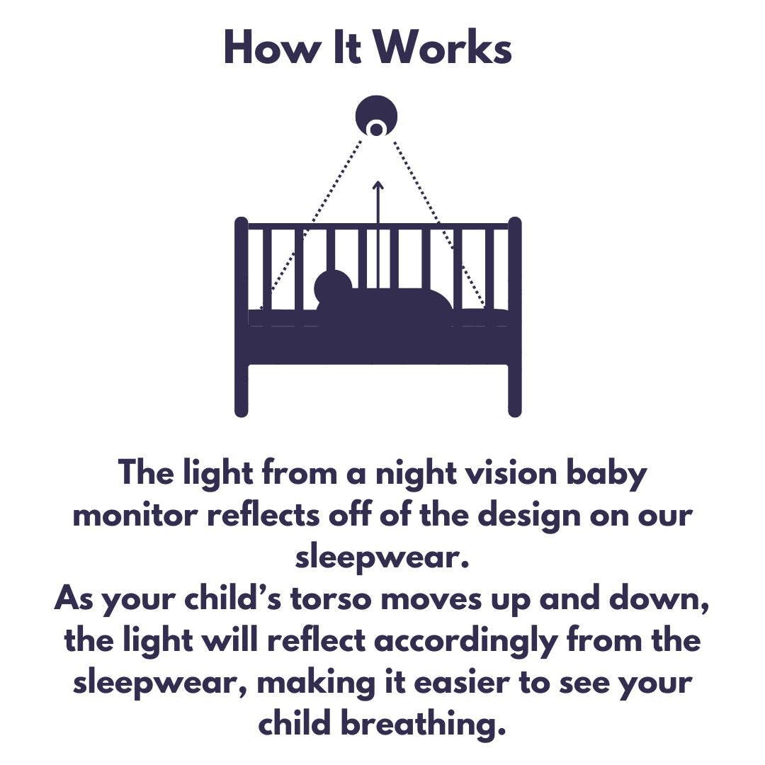 Sleep of Mind - Breathing Reassurance Pyjamas - Baby Dill